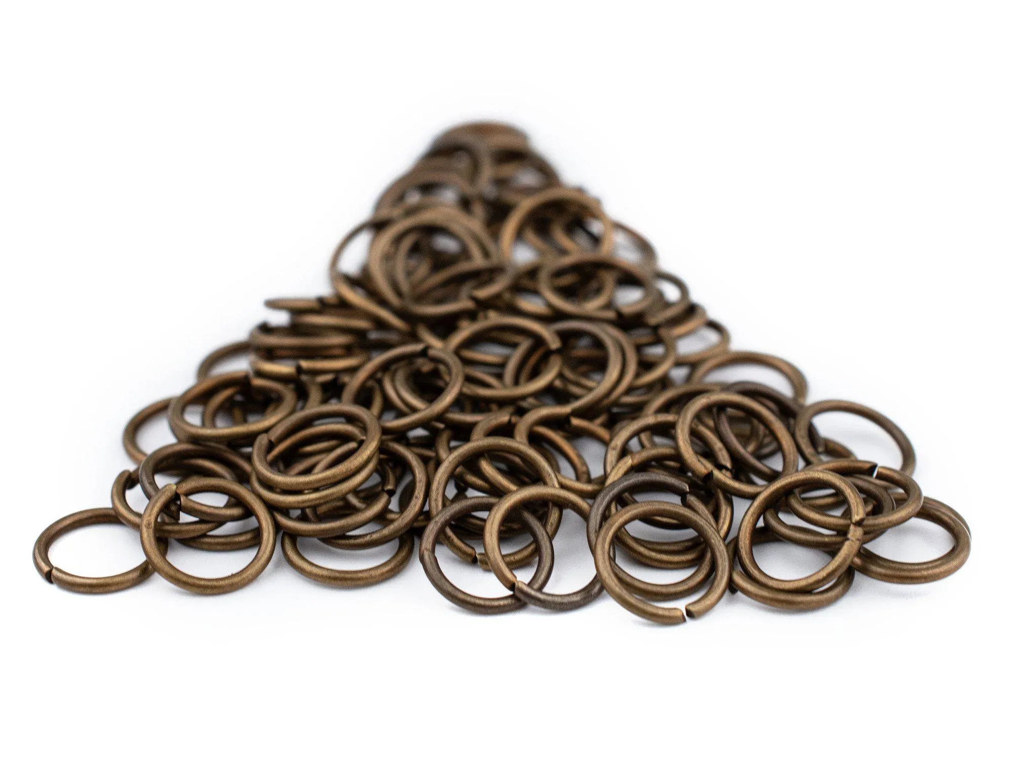 10mm Bronze Round Jump Rings (Approx 100 pieces)