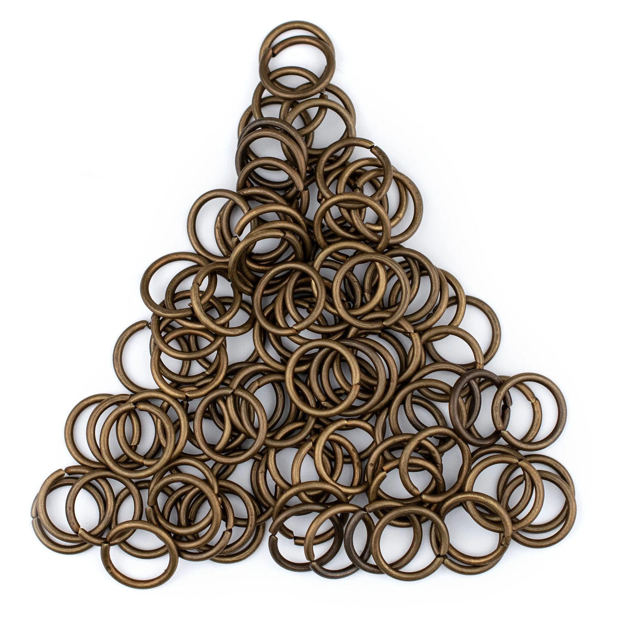 10mm Bronze Round Jump Rings (Approx 100 pieces)