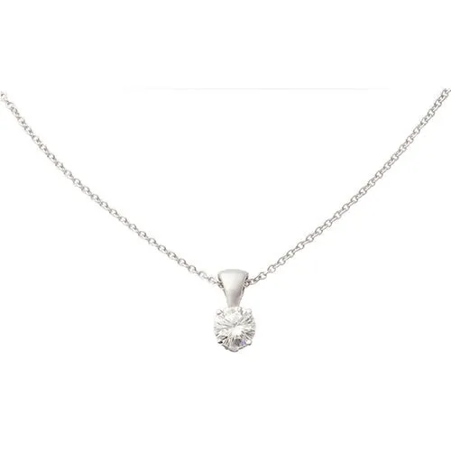 14k White Gold Diamond Necklace .25ct