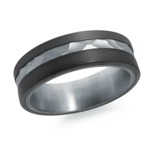 14K White Gold Ring from the Tantalum Collection by Malo - MRDTS-002-7W