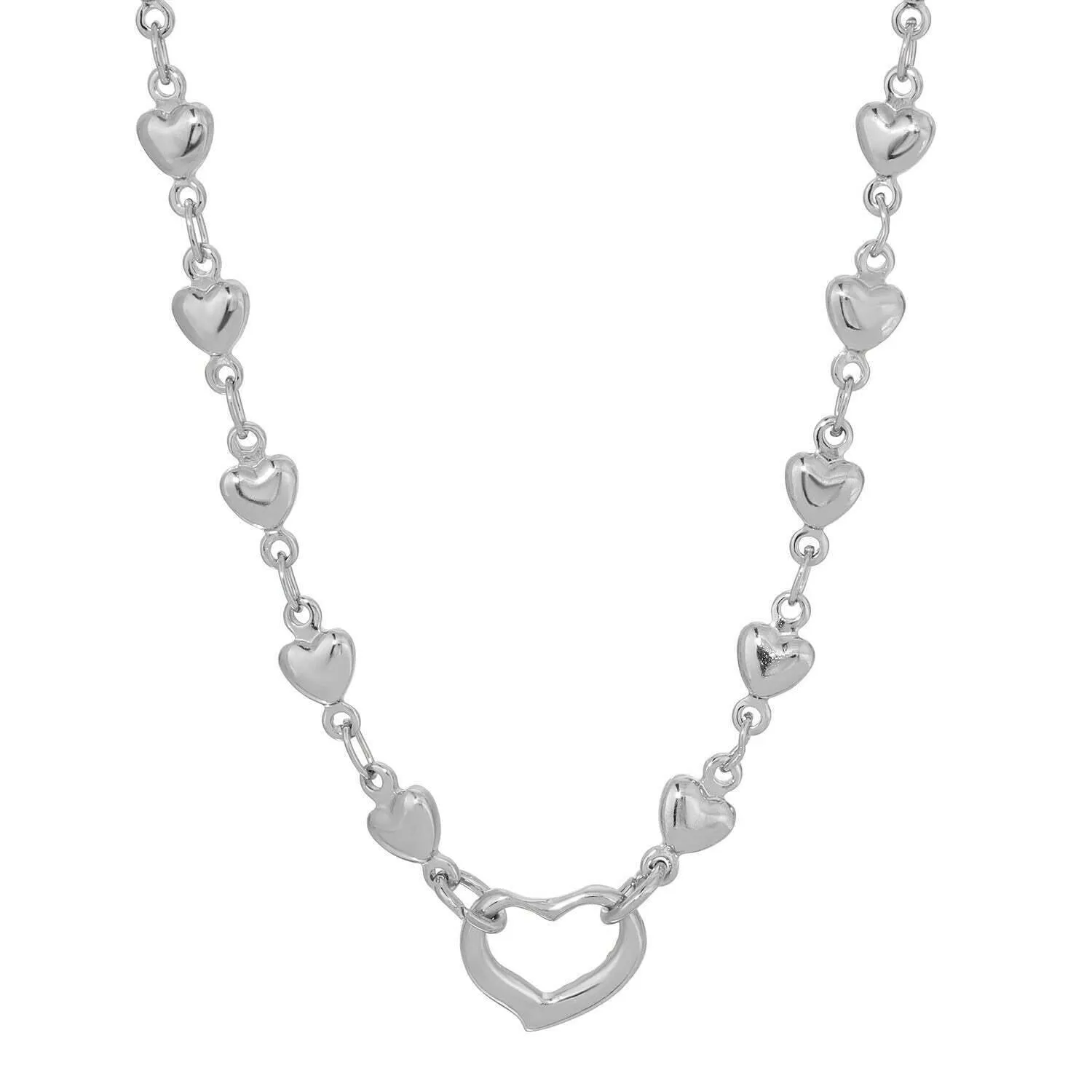 1928 Jewelry Heart Necklace 16"   3" Extender