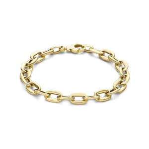 Aidee Ìrene 14 karat gold link bracelet with round chains