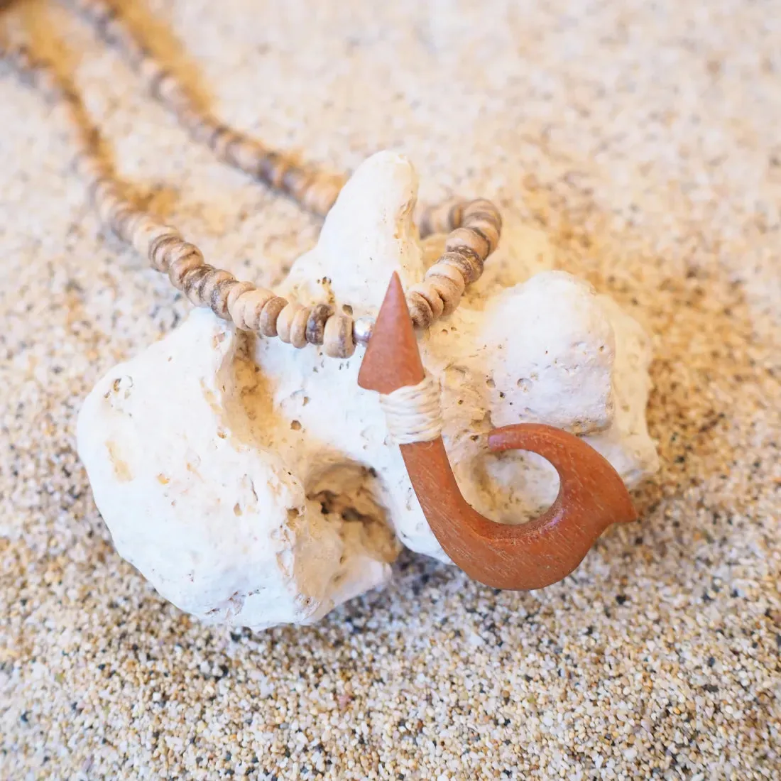 Akaka Fish Hook Necklace