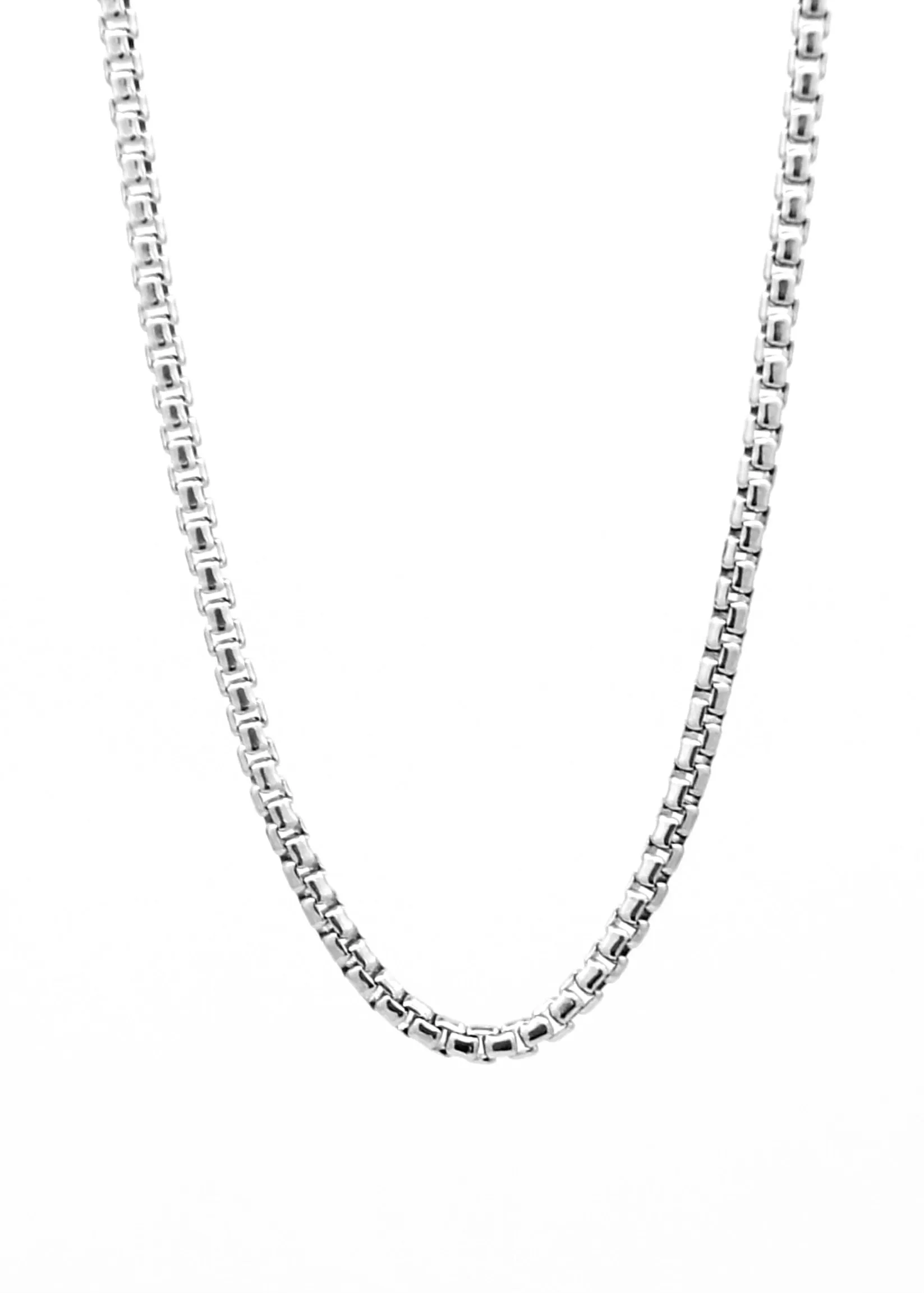 Akute 1.7mm Round Box Chain - 20" [August Chain]