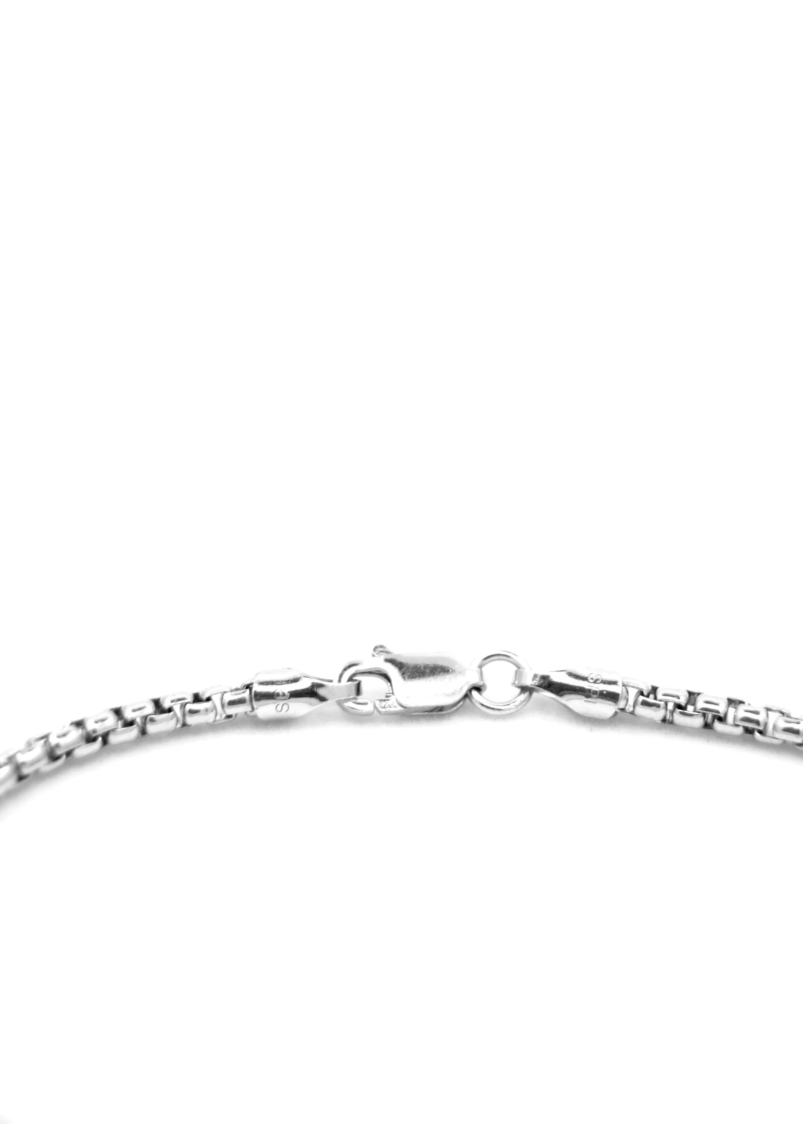 Akute 3mm Round Box Chain Bracelet - 8" [August Bracelet]