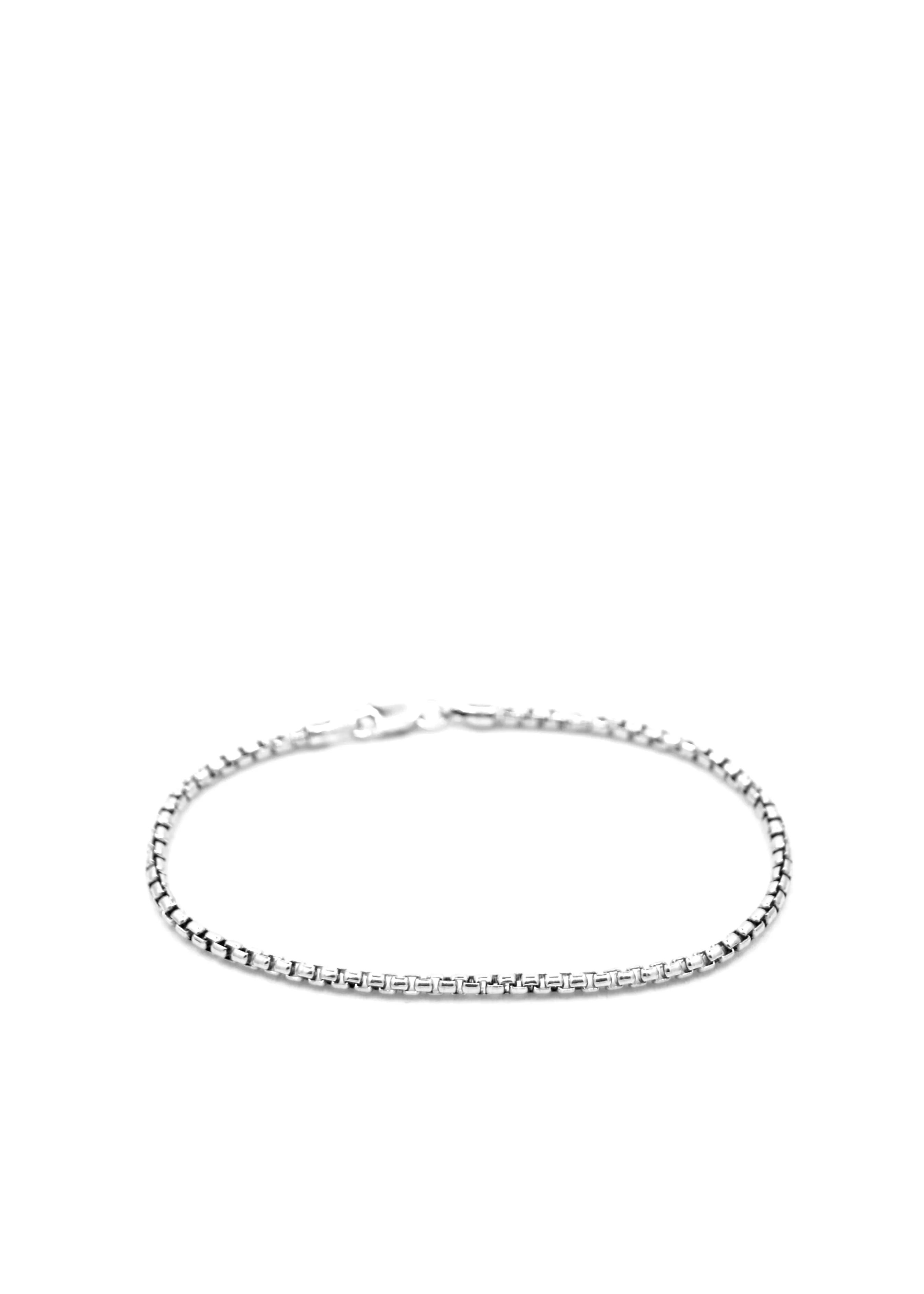 Akute 3mm Round Box Chain Bracelet - 8" [August Bracelet]