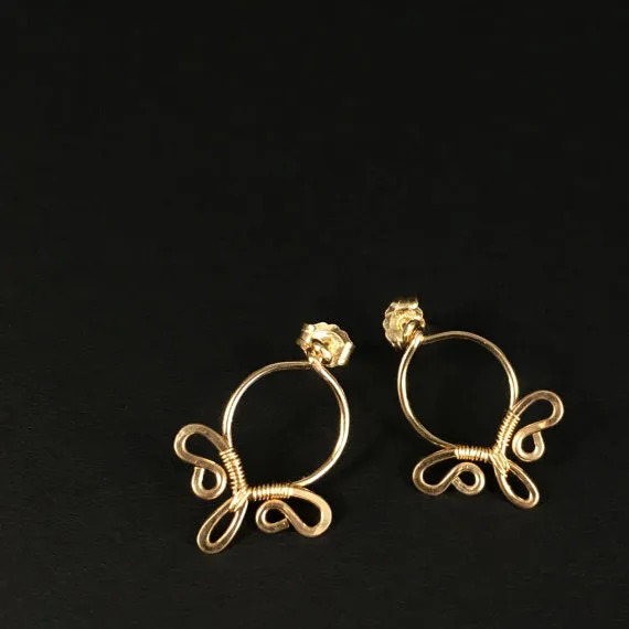 Alayla - 14k Gold Filled Post Earrings