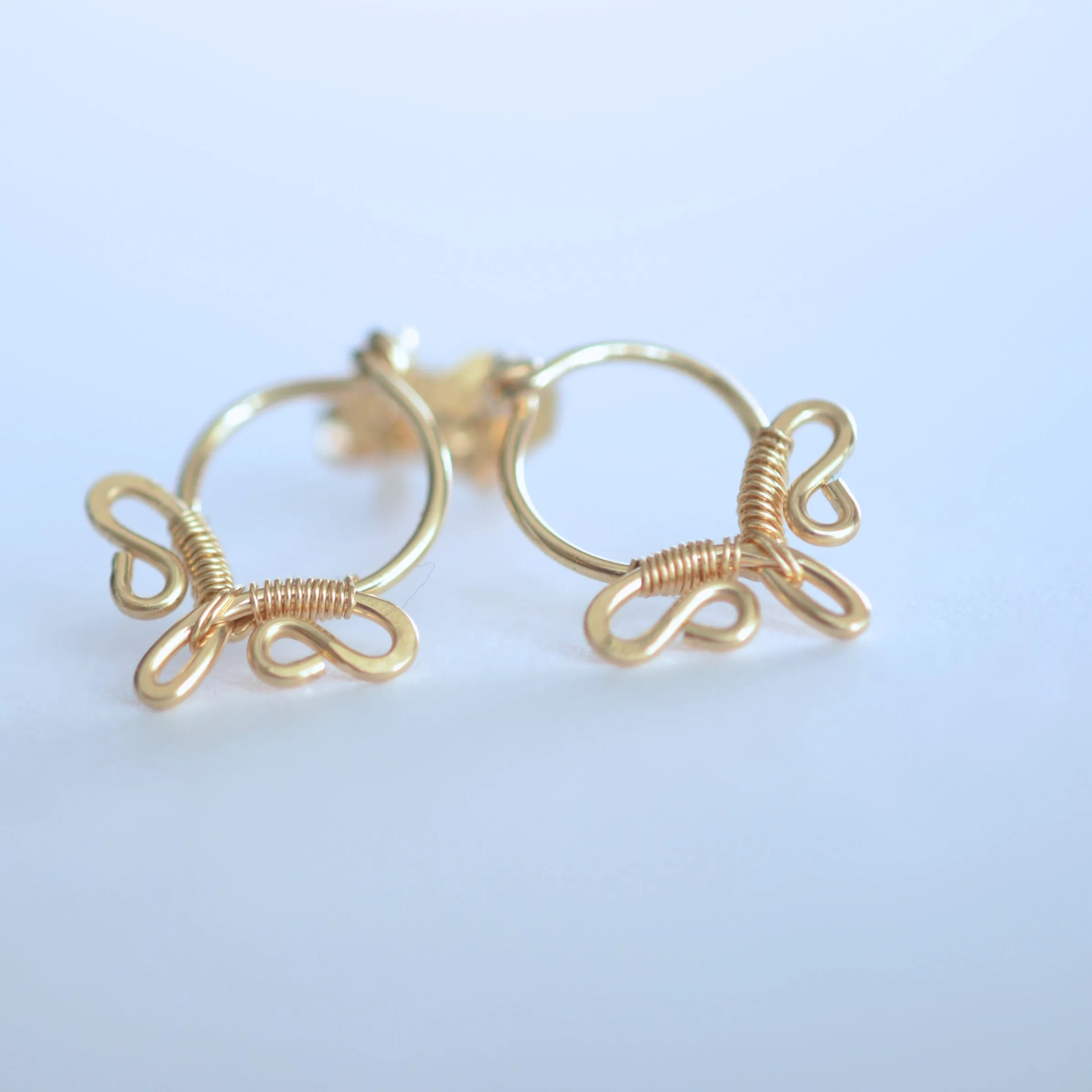 Alayla - 14k Gold Filled Post Earrings