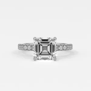 Asscher Cut Diamond Engagement Rings