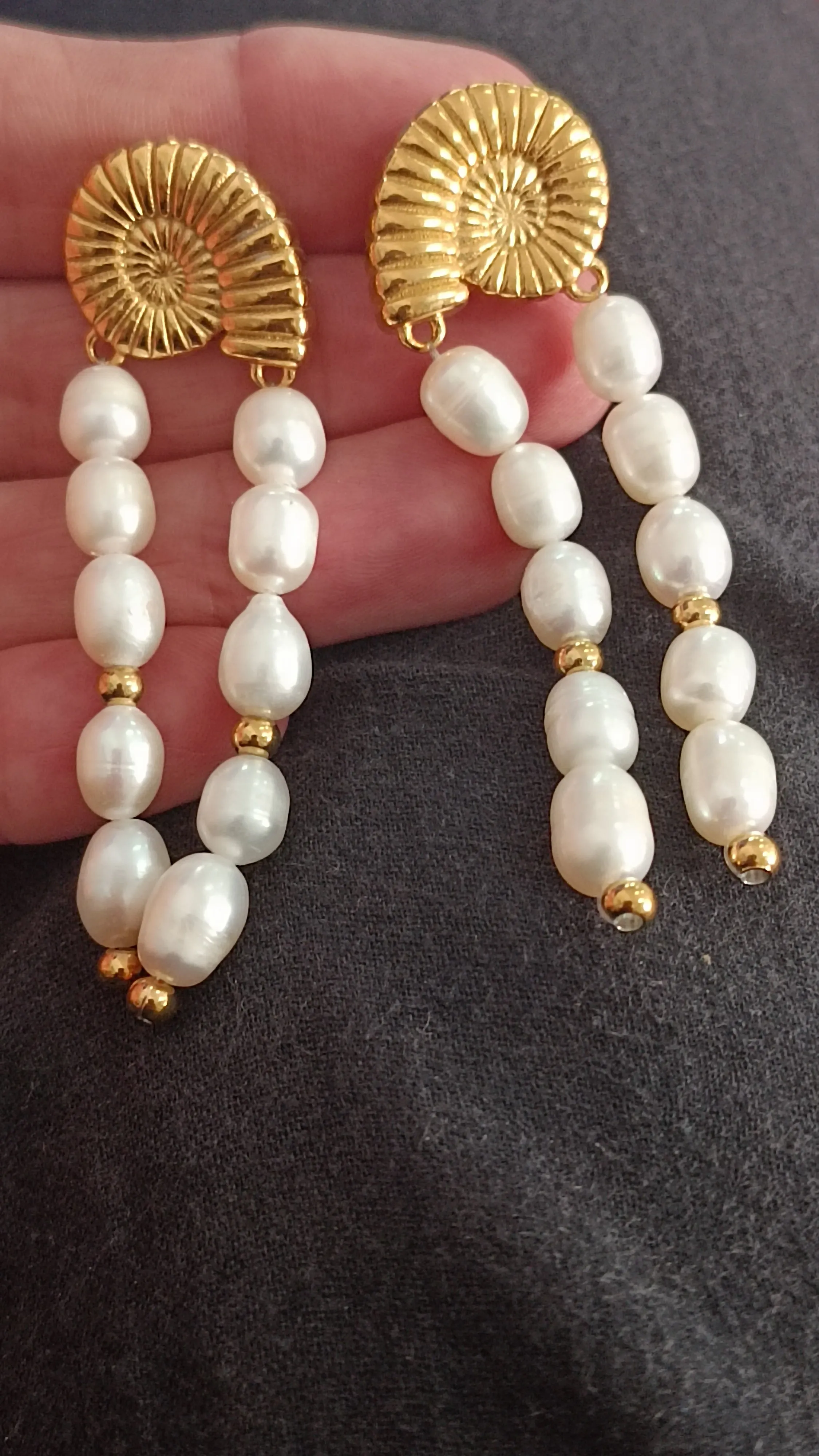 Atlantic Natural Pearl Earrings