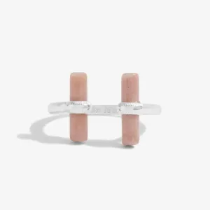 Aura Rhodochrosite Bar Ring