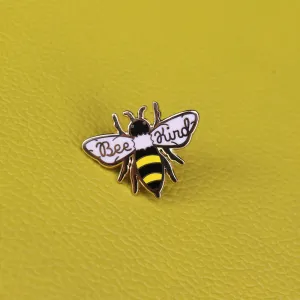 Bee Kind Badge Enamel Pin