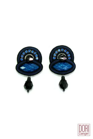 Blue Glam Go To Earrings