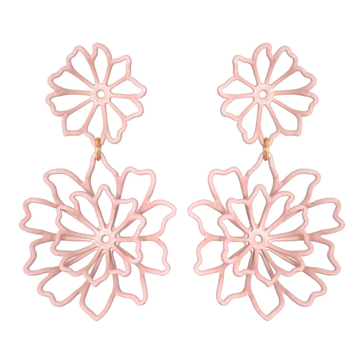 Blush Dahlia Earrings