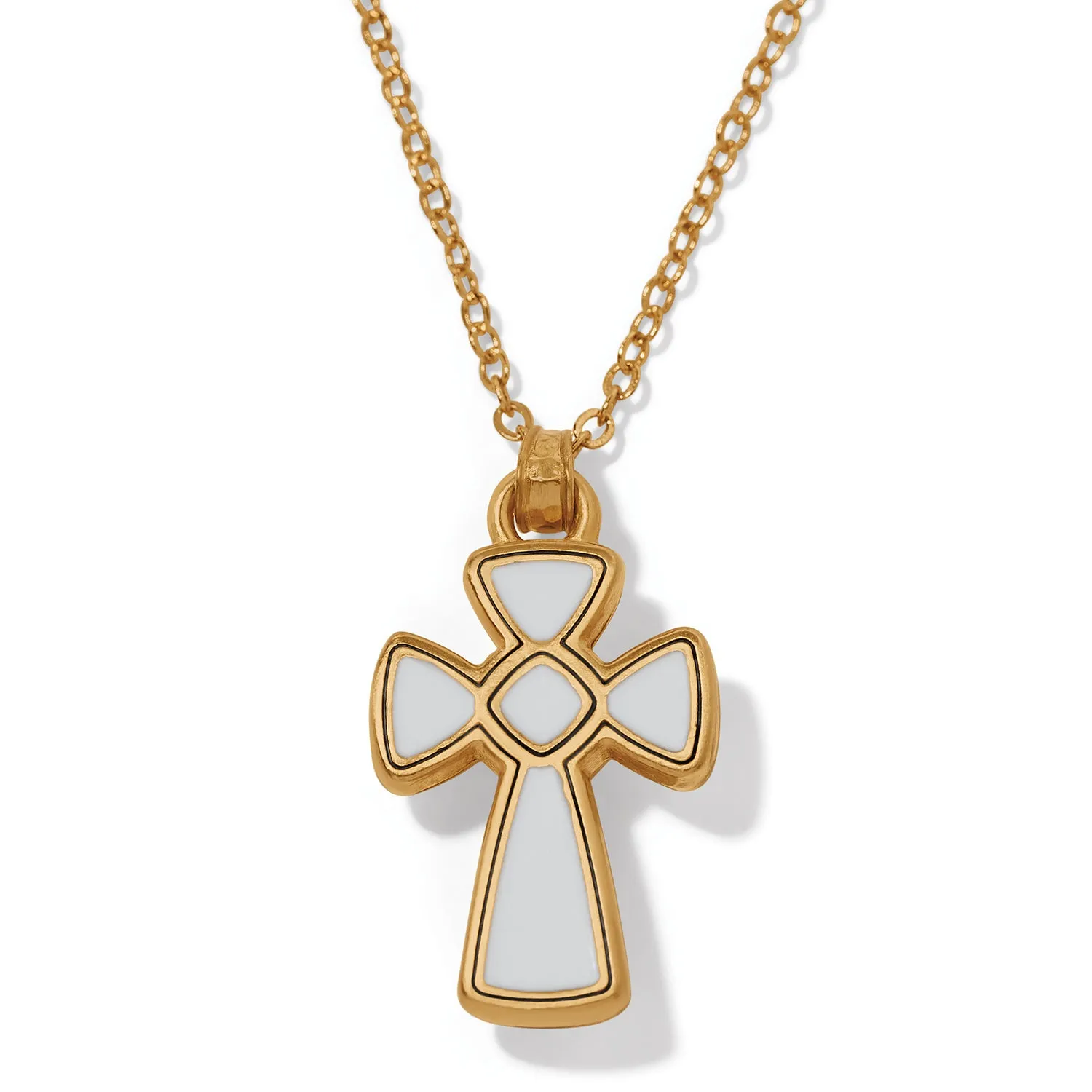 Brighton Majestic Royal Cross Reversible Necklace