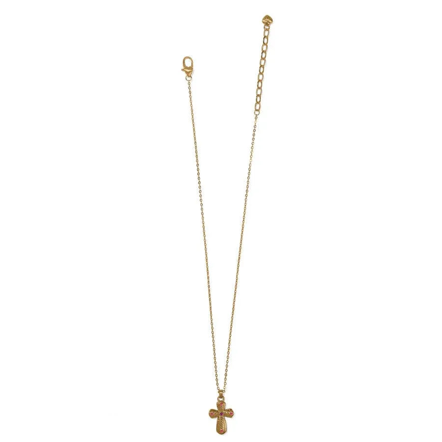 Brighton Women's Majestic Imperial Cross Reversible Necklace