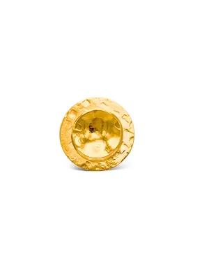 Buttercup Textured Adjustable Ring