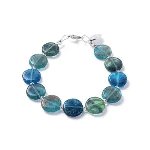 Carrie Elspeth Sea Green Pennies Bracelet