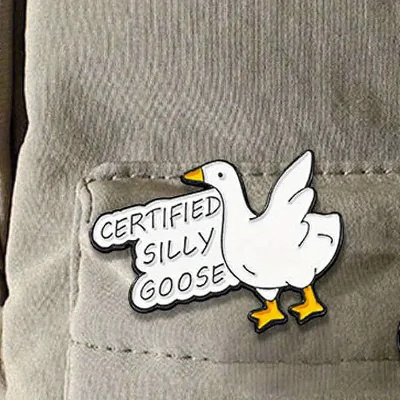 “Certified Silly Goose" Enamel Pin Badge