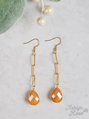 Chill with Me Dangle Earrings with Gold, Champagne