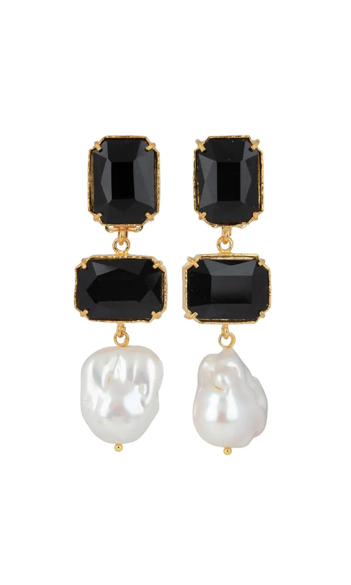 Christie Nicolaides Daphne Earrings - Black