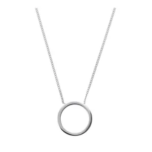 Circle Necklace Small Steel