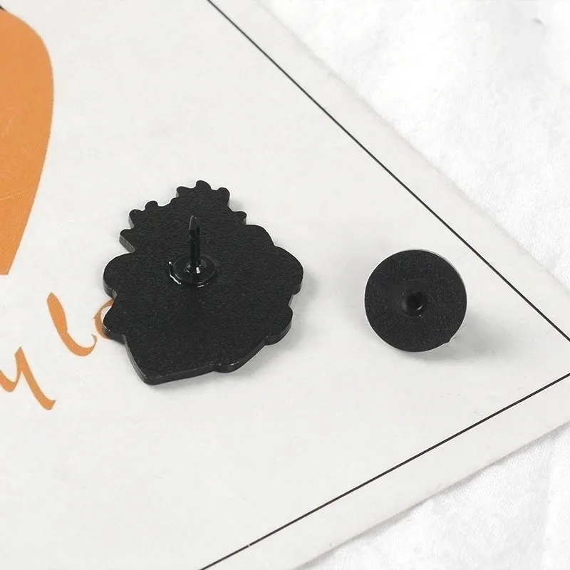 Creative Alloy Brooches Embrace Heart Shape Halloween Brooches