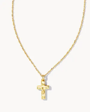 Cross Pendant Necklace in Gold