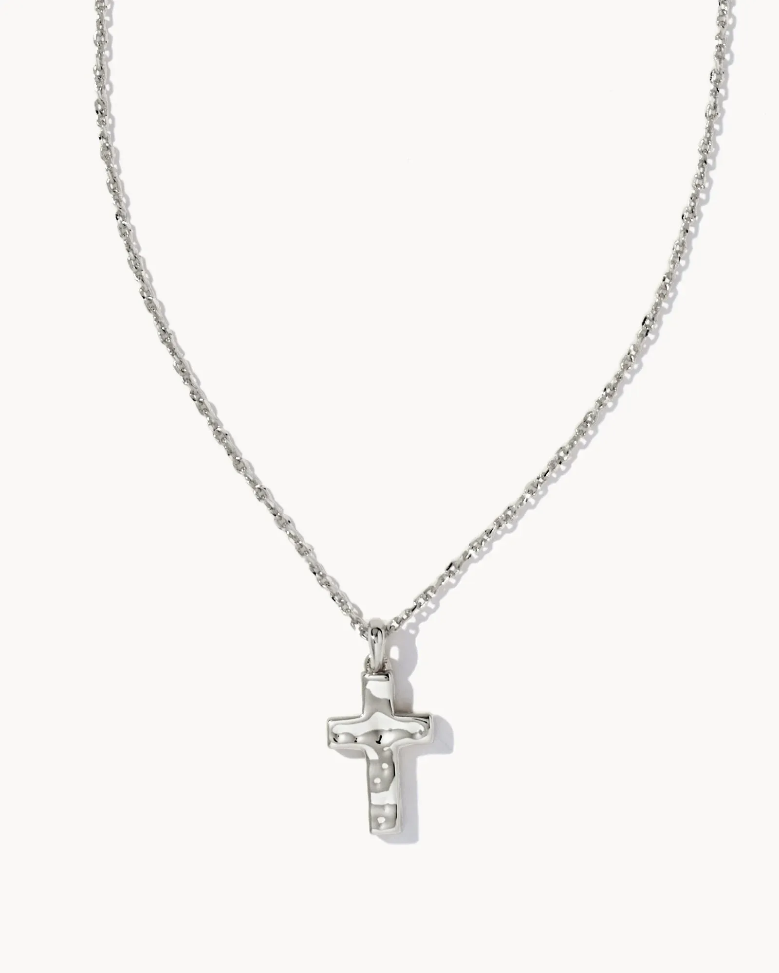 Cross Pendant Necklace in Silver