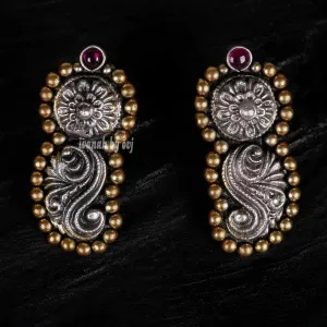 Designer Dual Tone Earrings