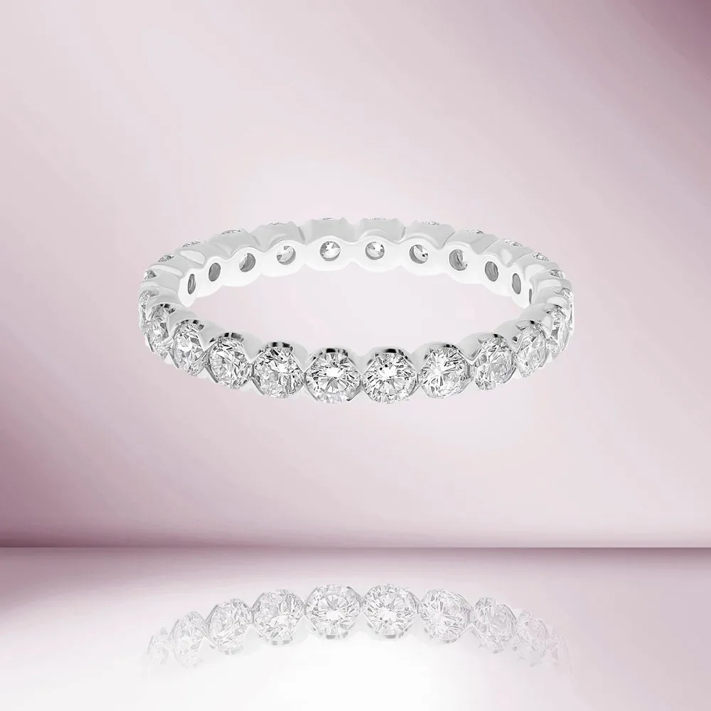 Diamond Eternity Band Ring (1 to 7 ct.) in 14K Gold