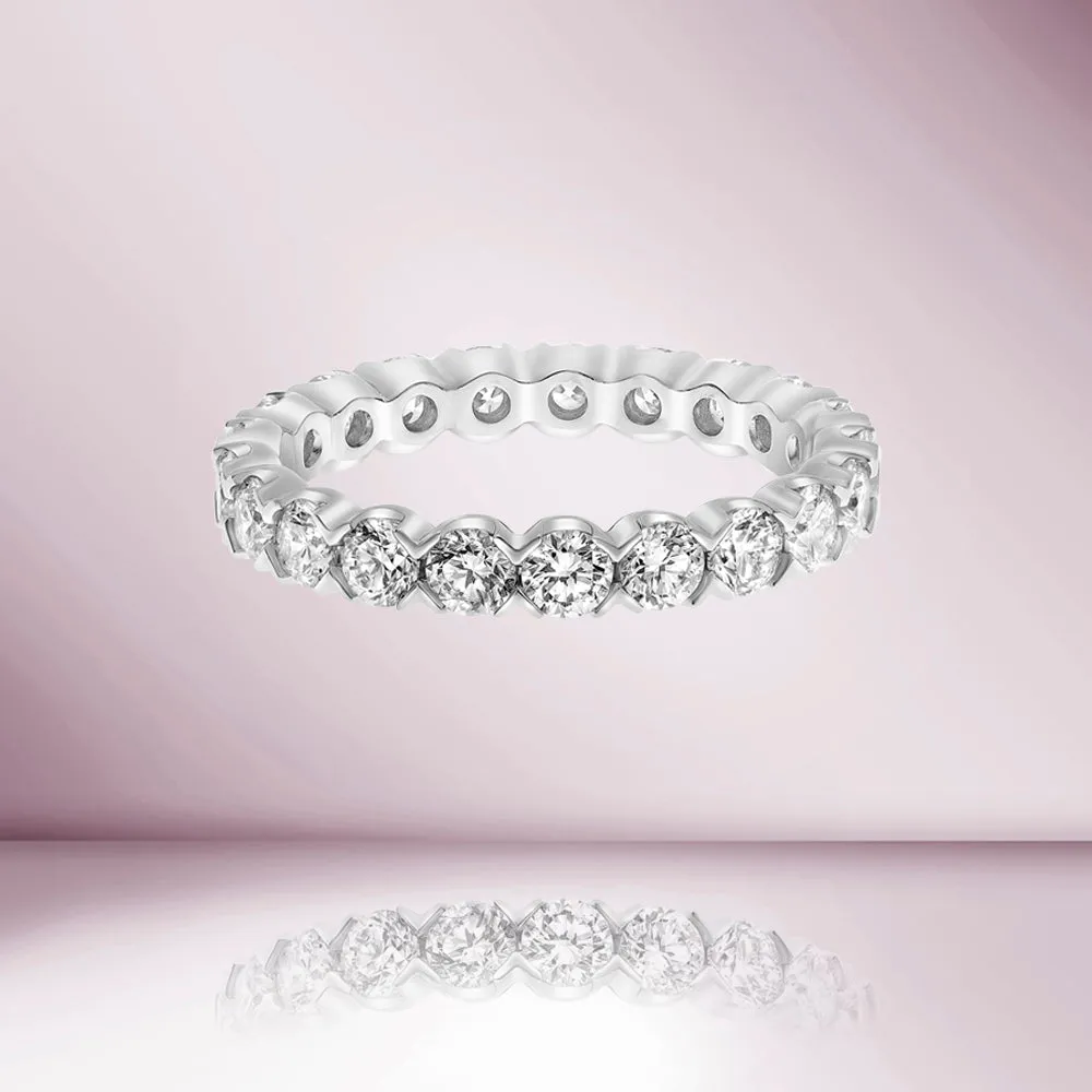 Diamond Eternity Band Ring (1 to 7 ct.) in 14K Gold