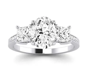 Dietes - GIA Natural Oval Diamond Engagement Ring