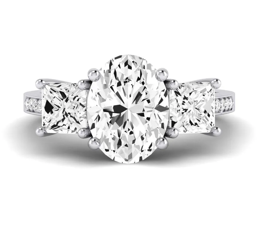 Dietes - GIA Natural Oval Diamond Engagement Ring