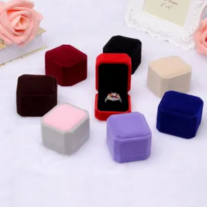 Elegant Velvet Ring Box