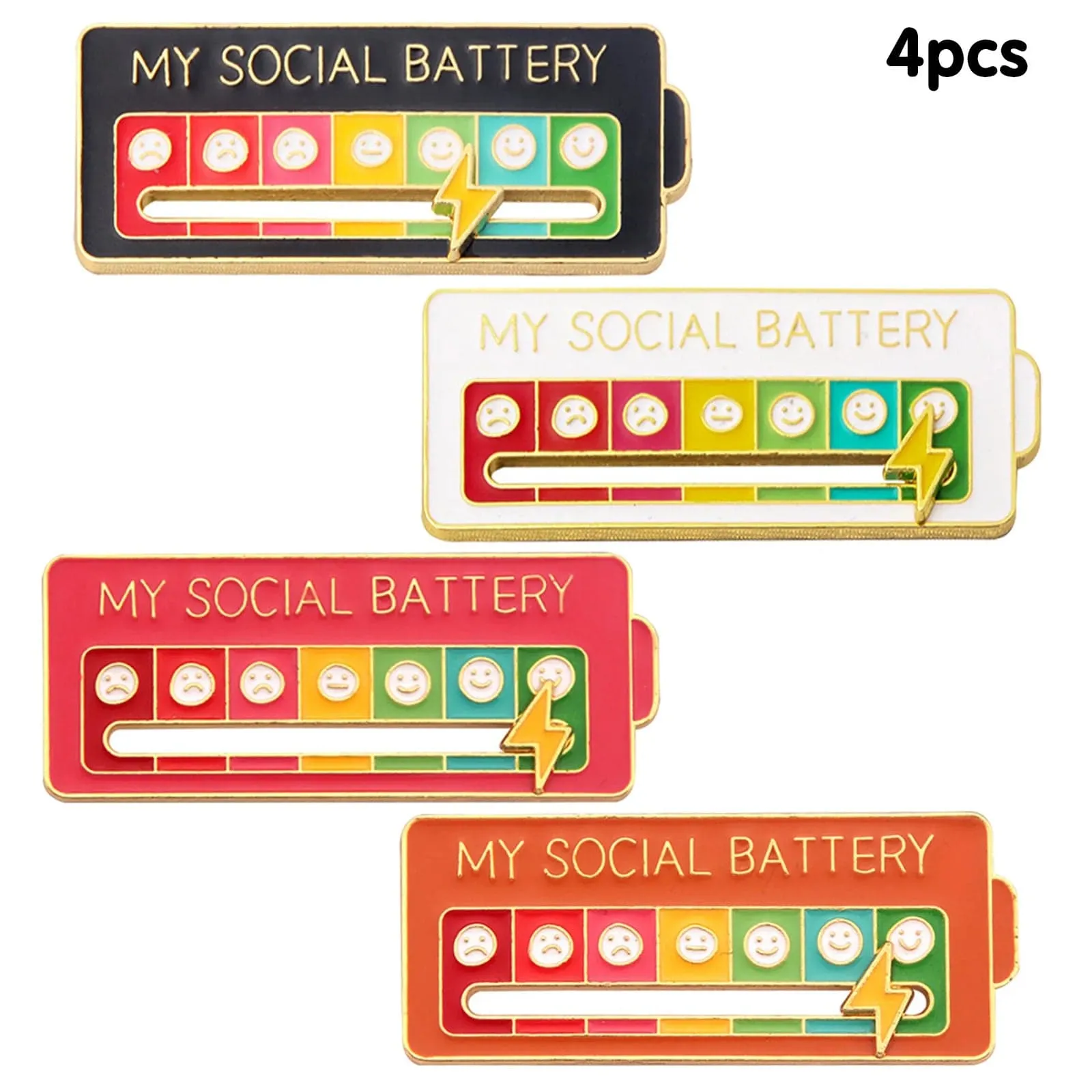 EmotionTrend Pins: Social Battery Mood Tracker