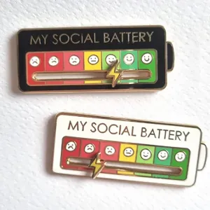 EmotionTrend Pins: Social Battery Mood Tracker