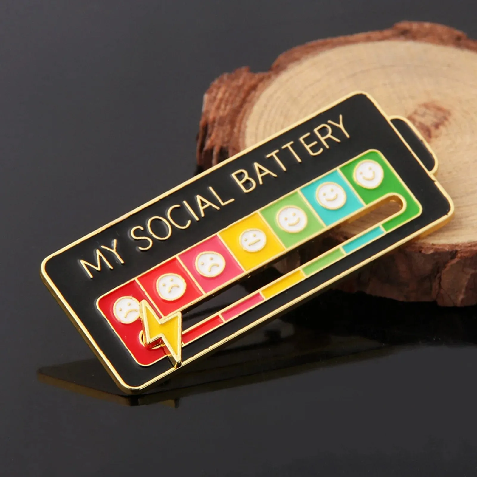 EmotionTrend Pins: Social Battery Mood Tracker