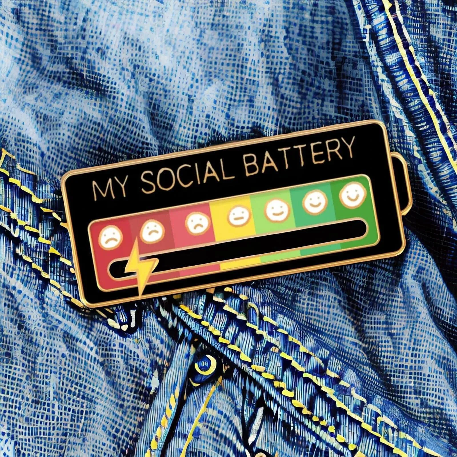 EmotionTrend Pins: Social Battery Mood Tracker