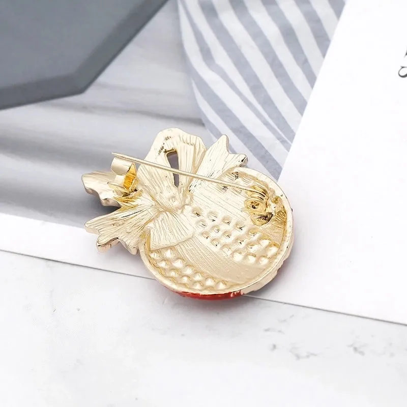 Europe And America Creative New  Sled Elk Bell Snowman Diamond-embedded Denim Bag Christmas Series Brooch For Women