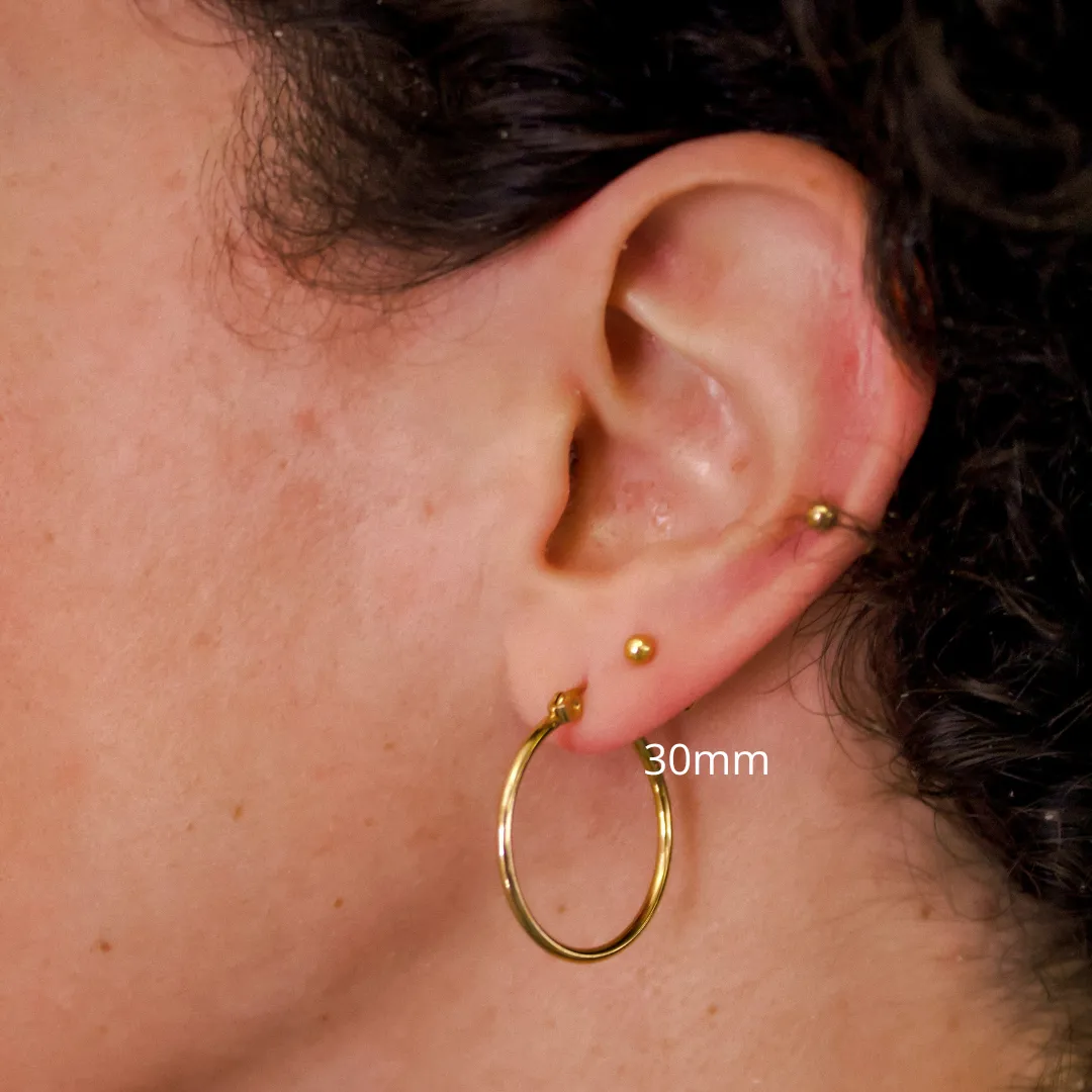 Everyday Hoop Hypoallergenic Earrings