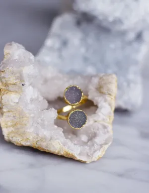 GEOMETRIC DRUZY RINGS- 0502