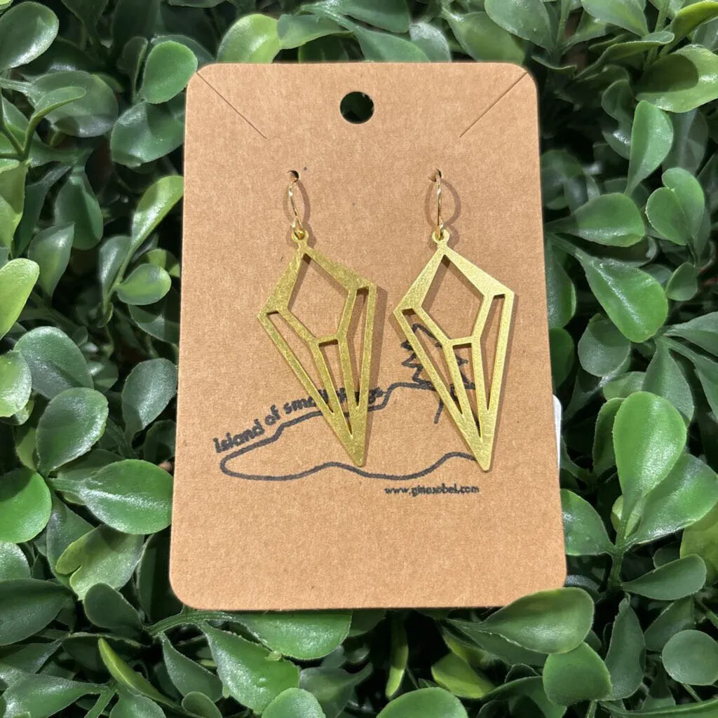 Geometric Gem Earrings