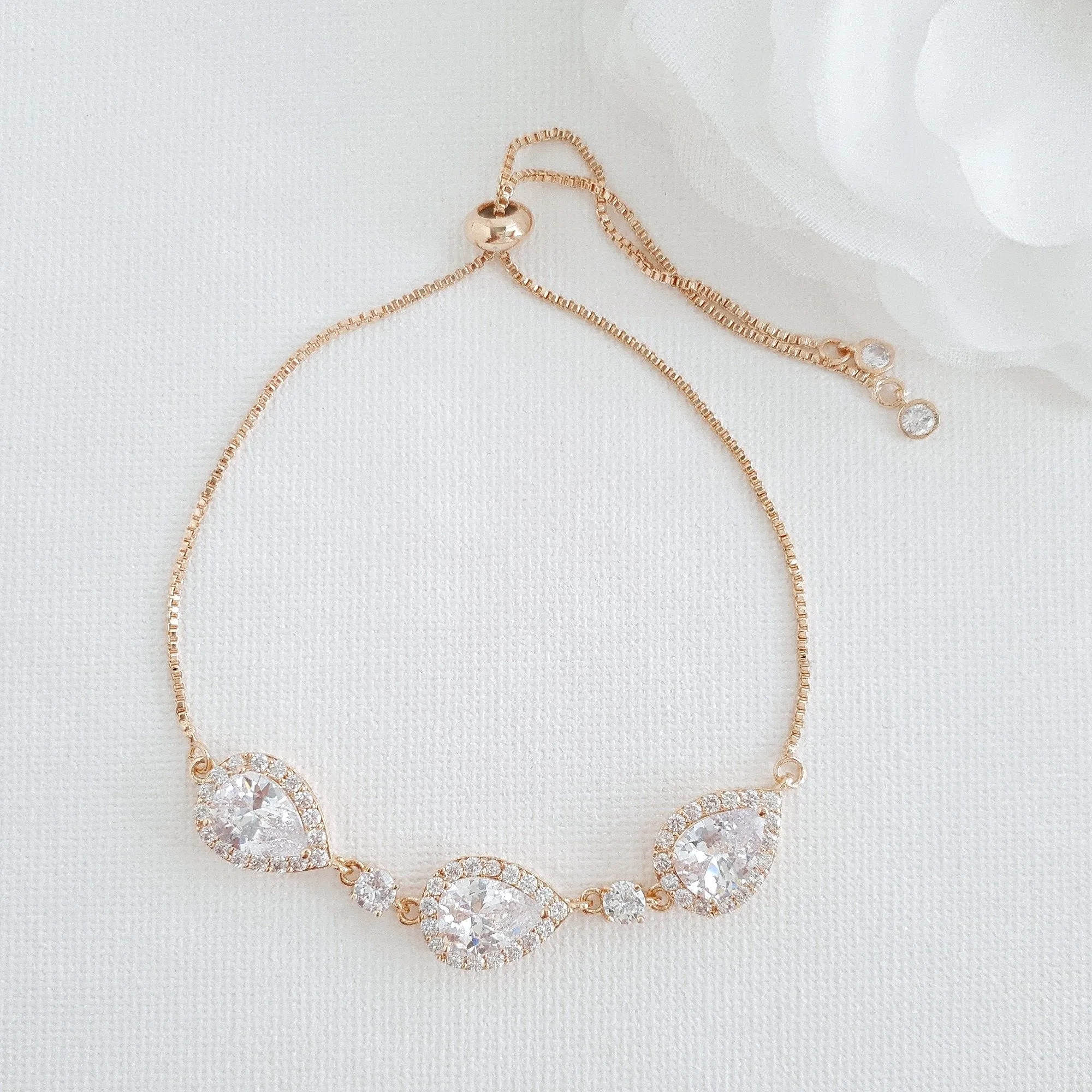 Gold Bracelets for Bridesmaids & Brides- Emma