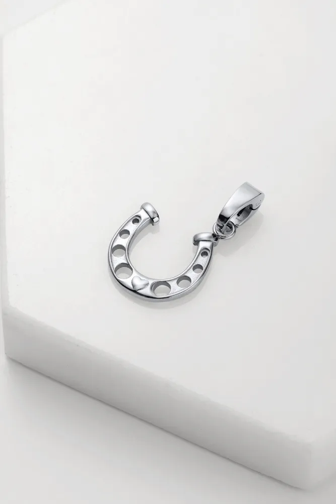 Horseshoe Charm - Silver