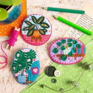 Houseplants Felt Craft Kit Bundle