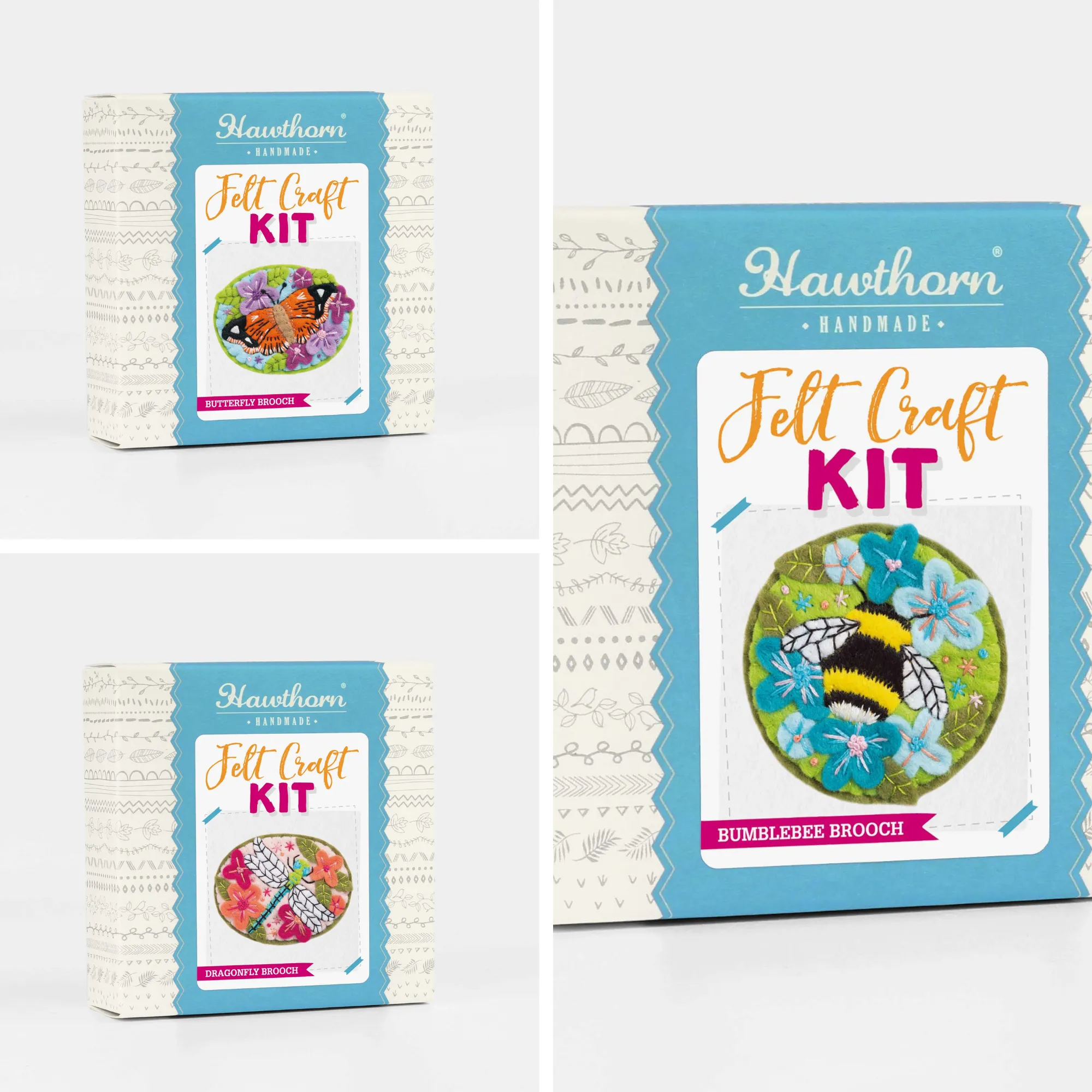 Insects Felt Craft Kit Bundle