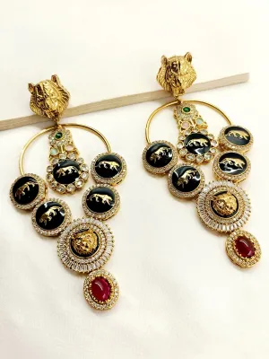 Kaiya Majenta Long Boutique Earrings