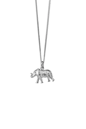 Karen Walker Sterling Silver Elephant Necklace