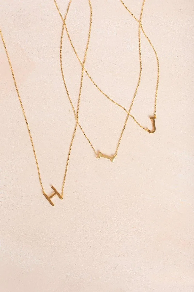 Kaye Gold Initial Necklace